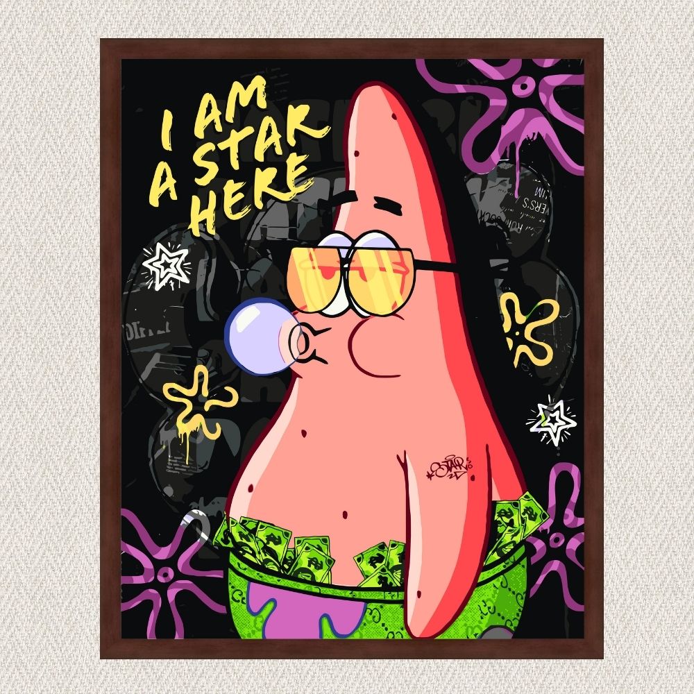 Maľovanie podľa čísel - Filmové postavy. Spongebob – Patrick LW10739