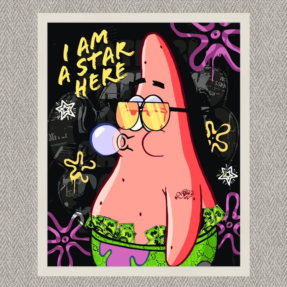 Maľovanie podľa čísel - Filmové postavy. Spongebob – Patrick LW10739