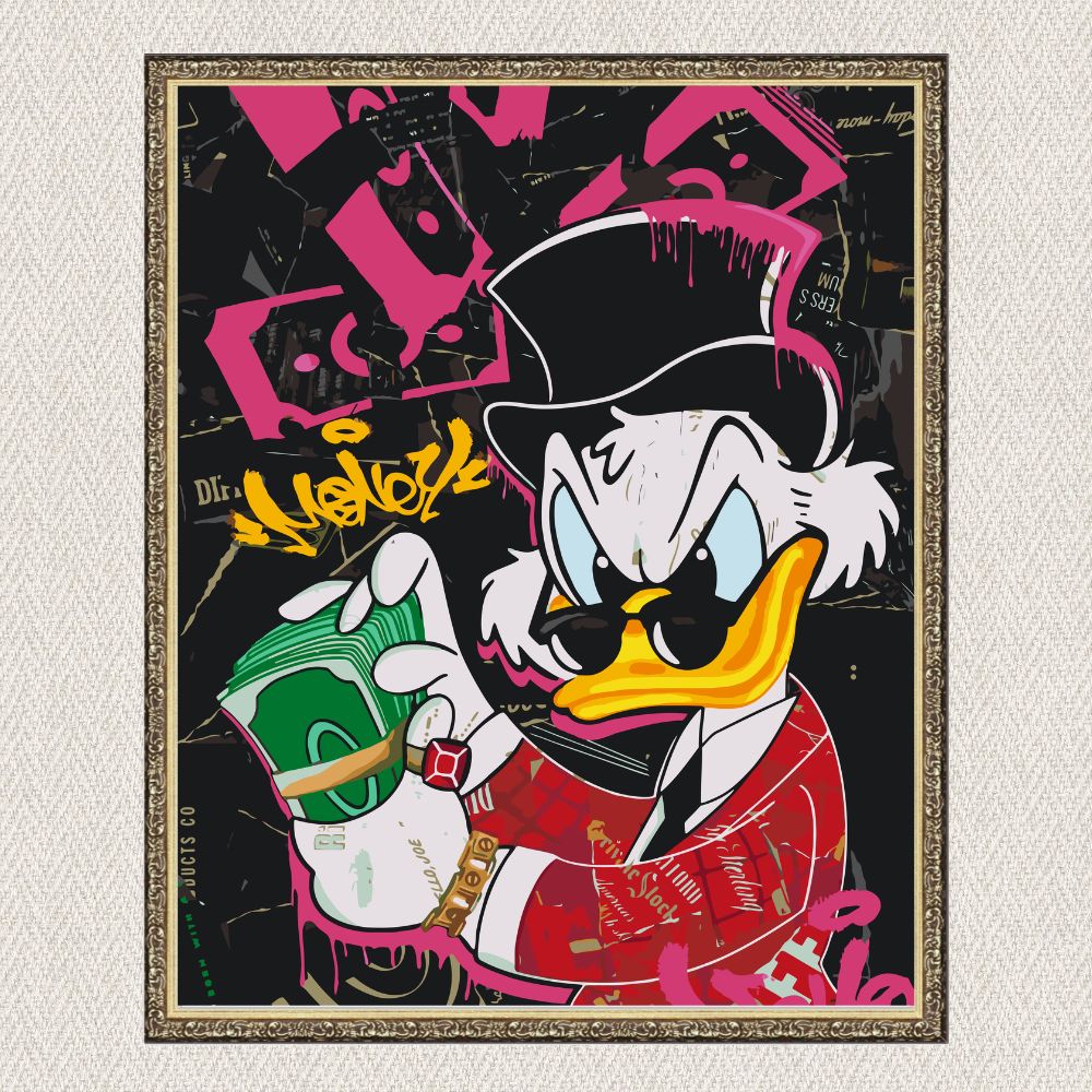 Maľovanie podľa čísel - Scrooge McDuck LW30050