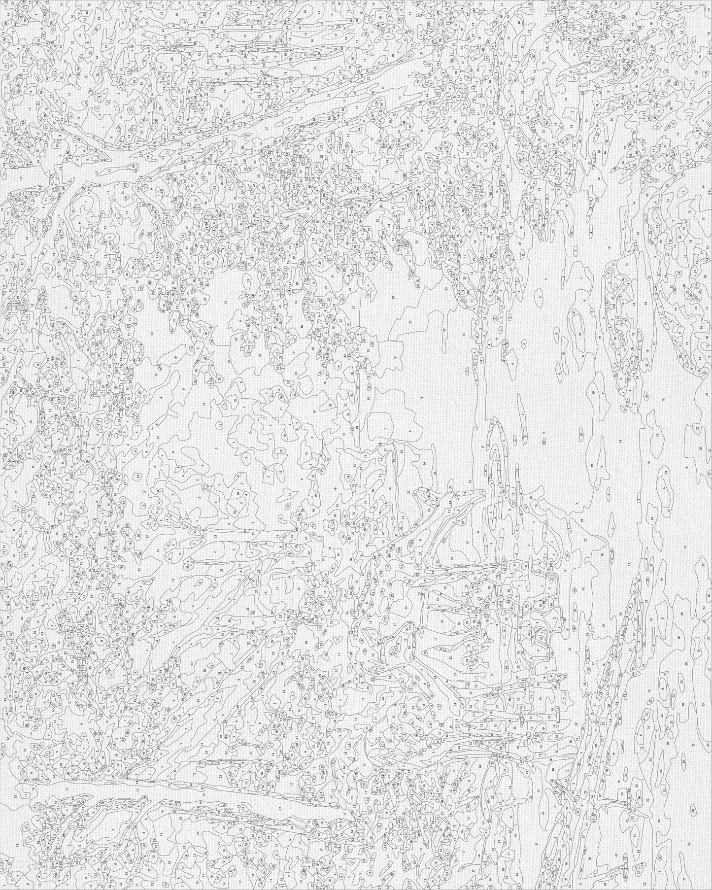 Maľovanie podľa čísel – : Srnky pri napájadle 40*50 cm LW 3008