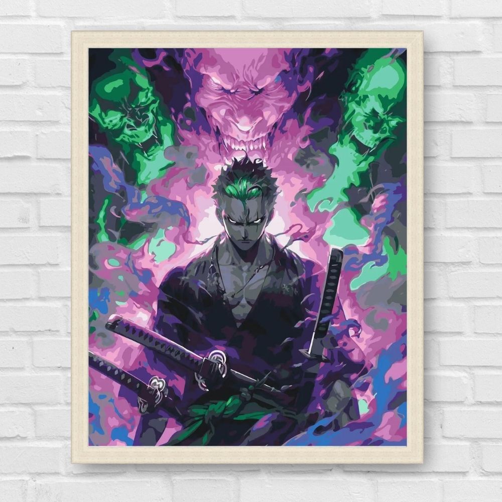 Maľovanie podľa čísel - One Piece. Roronoa Zoro. Anime LW30320