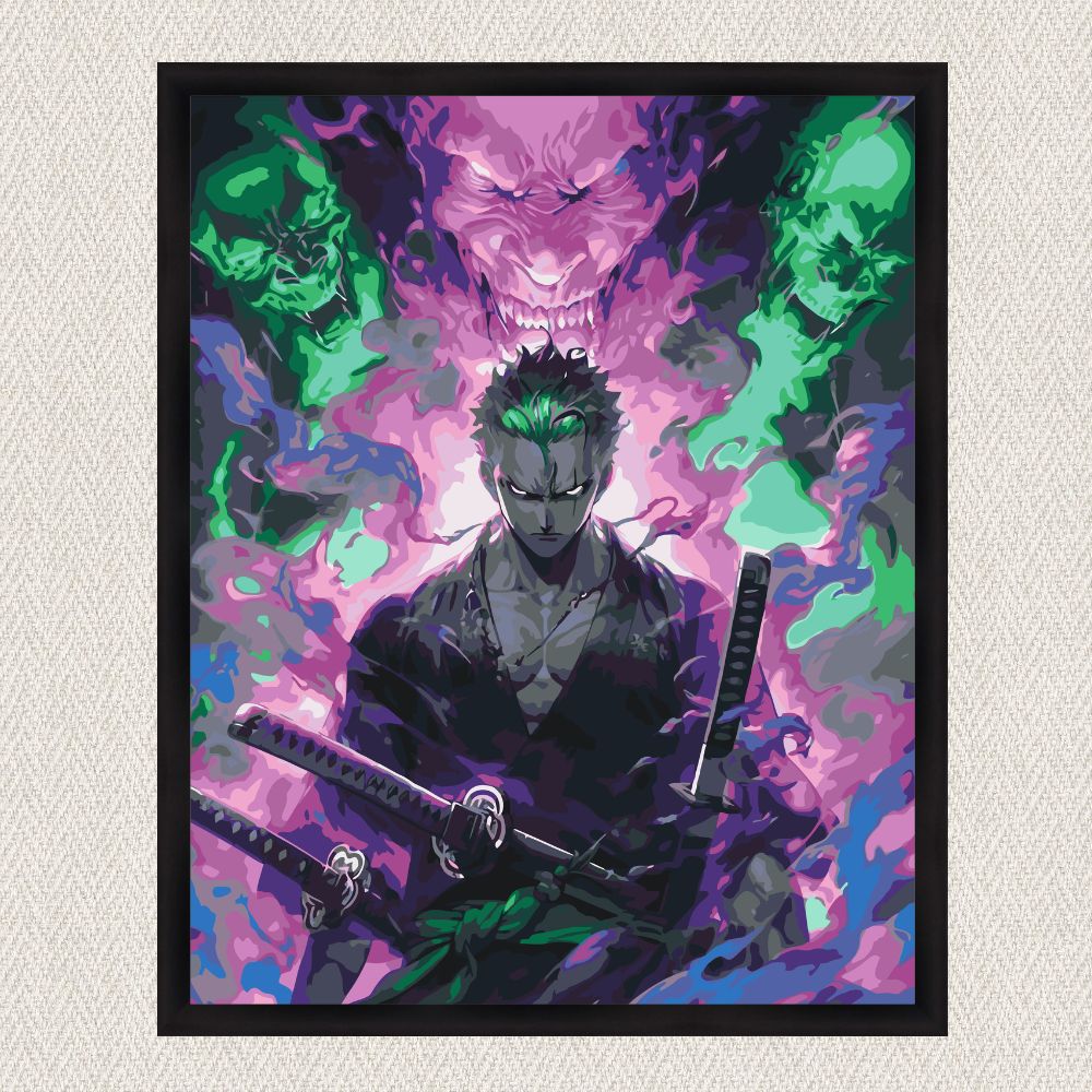 Maľovanie podľa čísel - One Piece. Roronoa Zoro. Anime LW30320