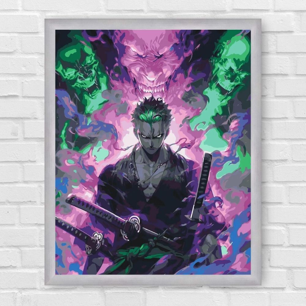 Maľovanie podľa čísel - One Piece. Roronoa Zoro. Anime LW30320