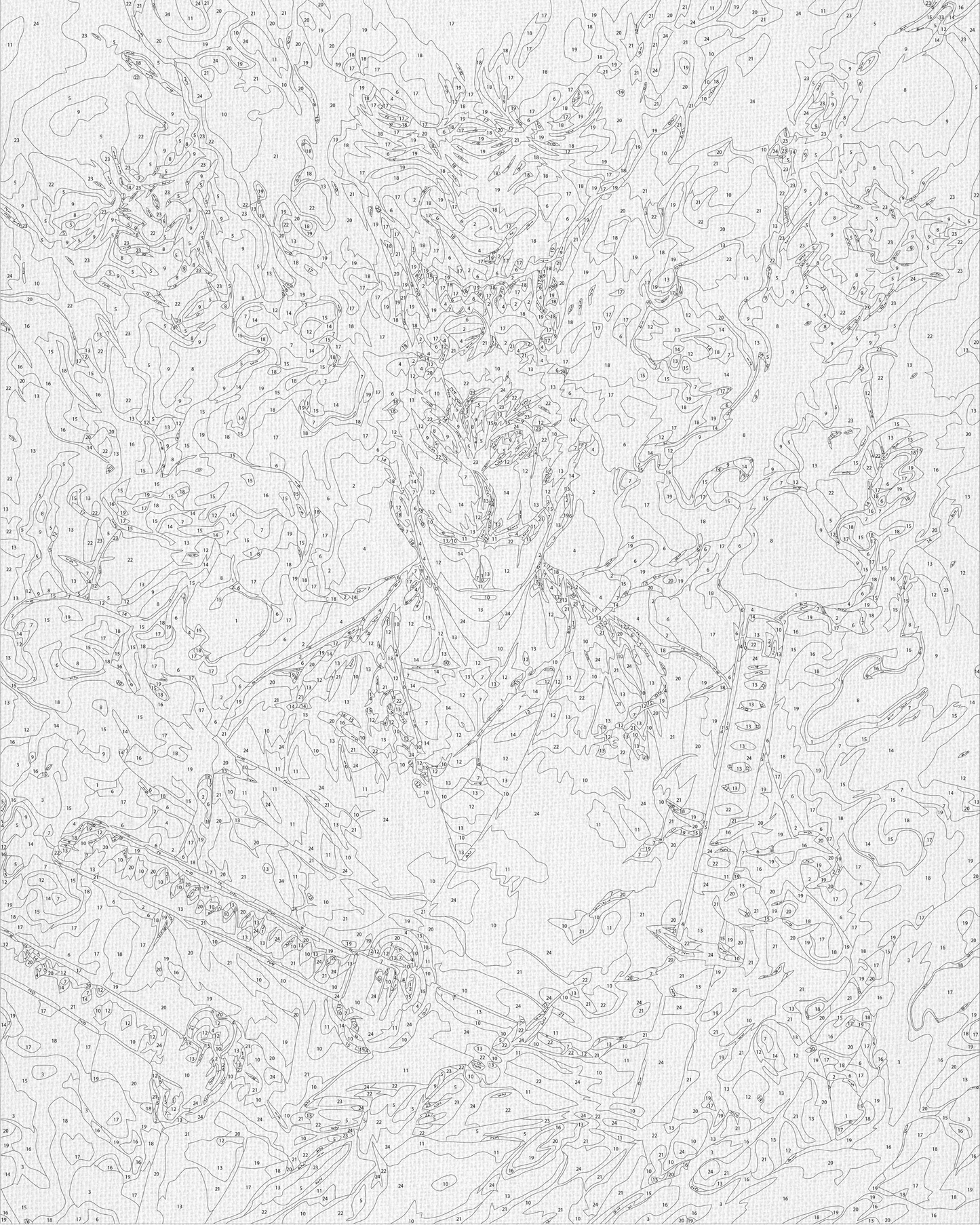 Maľovanie podľa čísel - One Piece. Roronoa Zoro. Anime LW30320