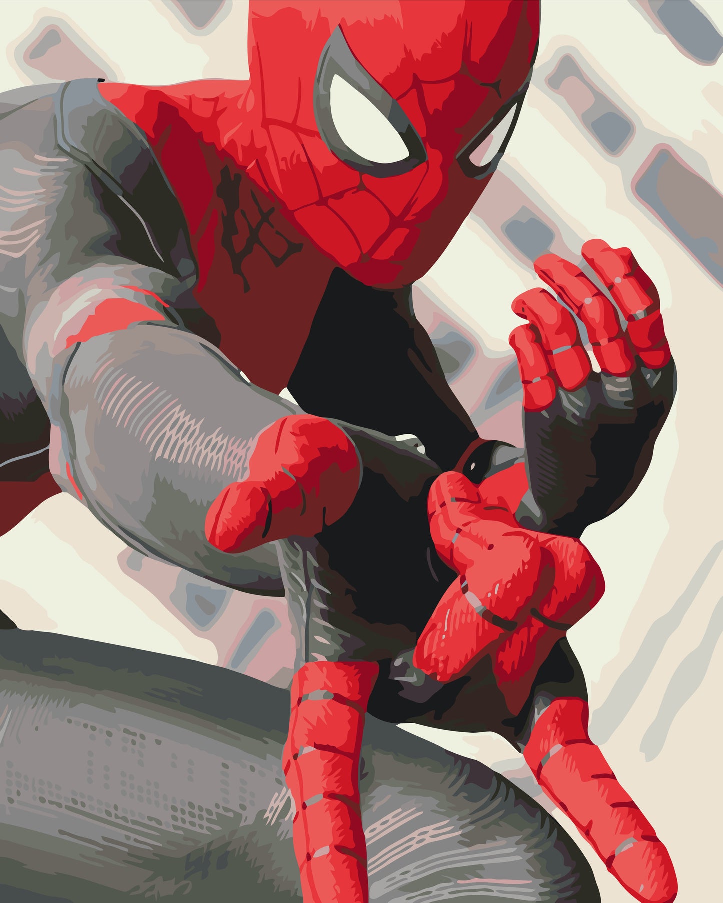 Maľovanie podľa čísel na ráme 40*50 cm - Spider-Man - Filmové postavy - LW 3054