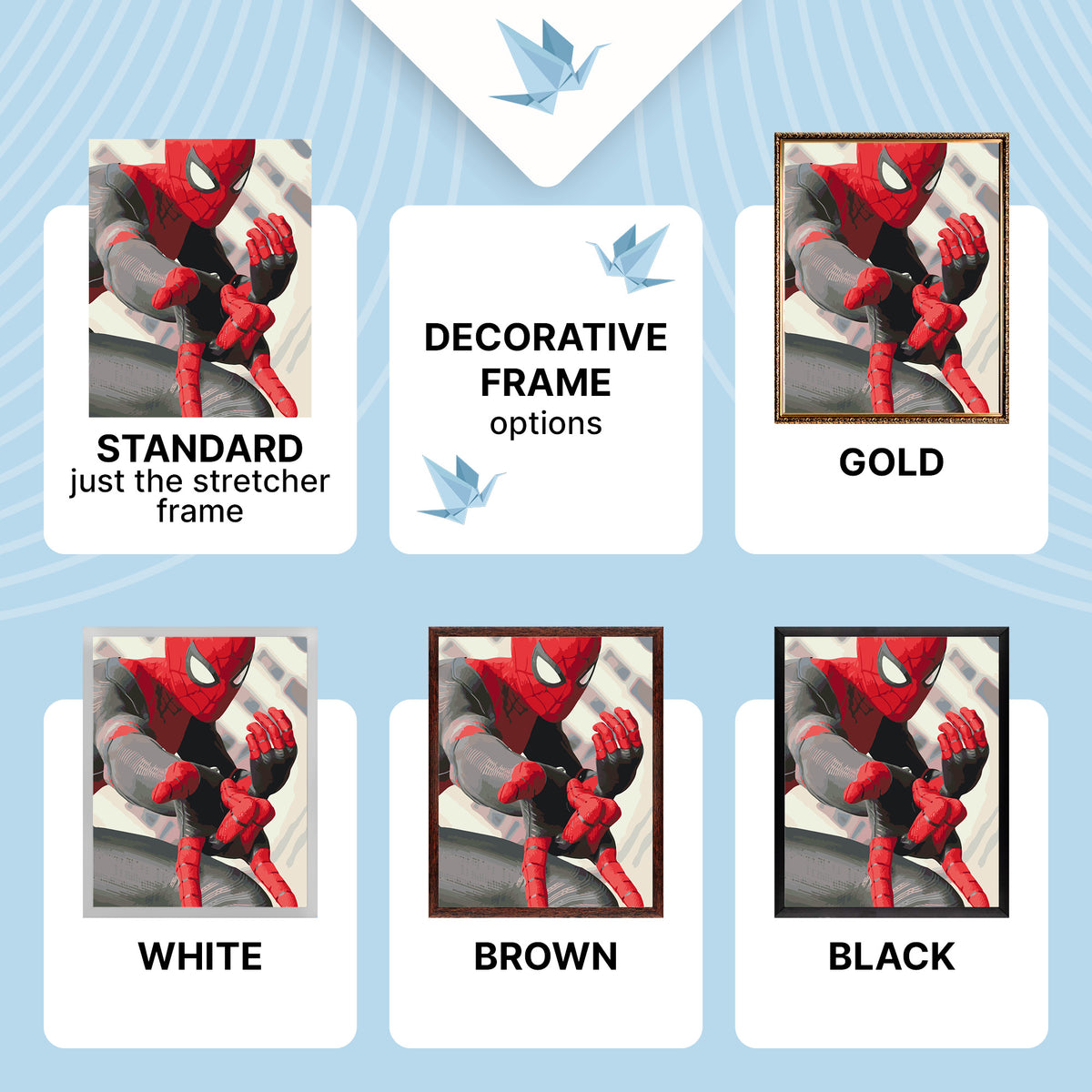 Maľovanie podľa čísel na ráme 40*50 cm - Spider-Man - Filmoví hrdinovia. - LW 3054