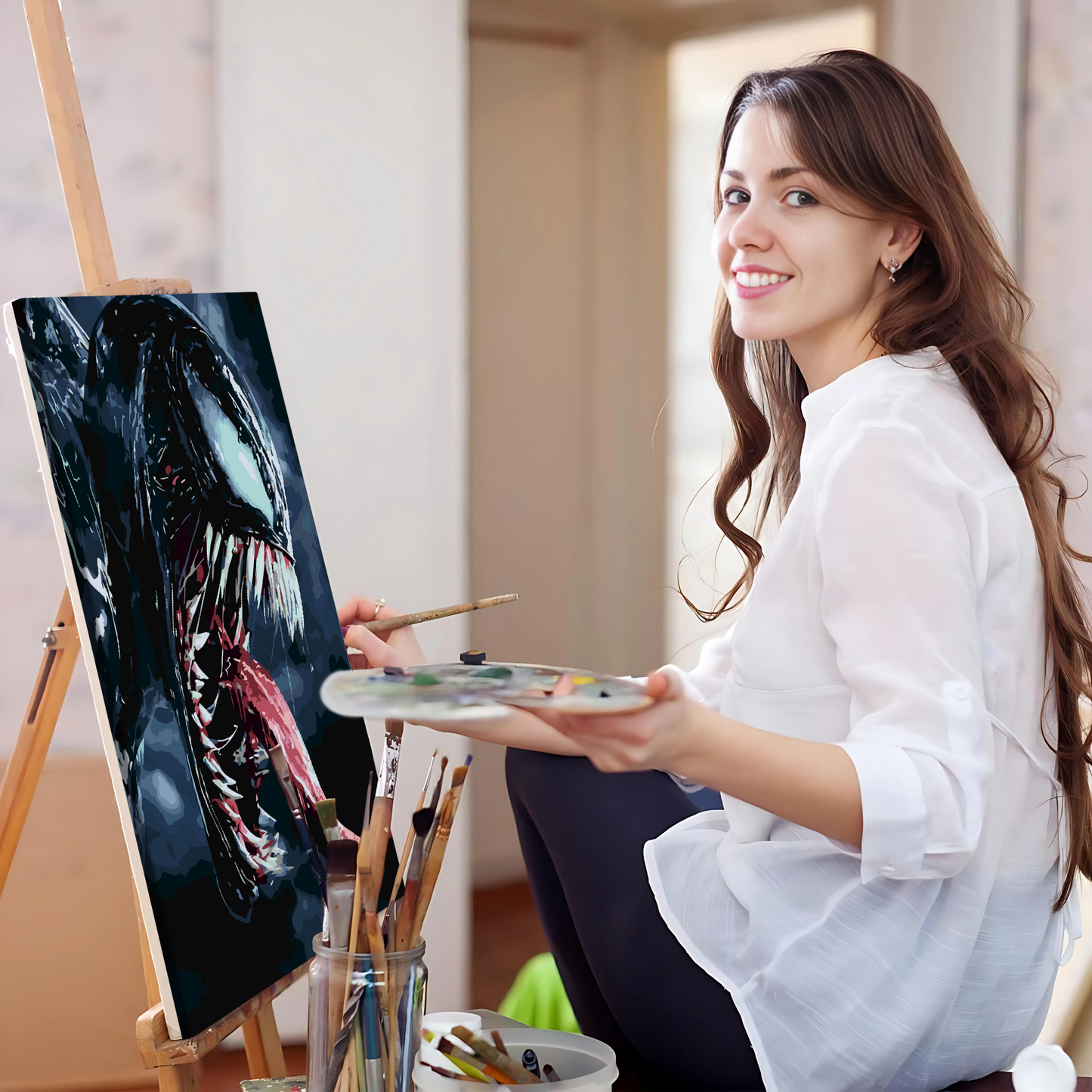 Maľovanie podľa čísel - Marvel Venom LW3112