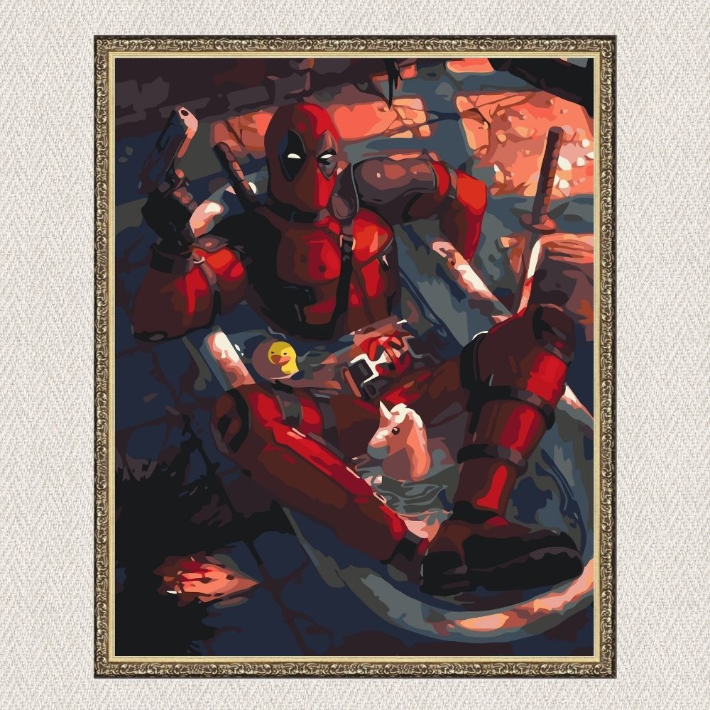 Maľovanie podľa čísel - Marvel Deadpool LW3115