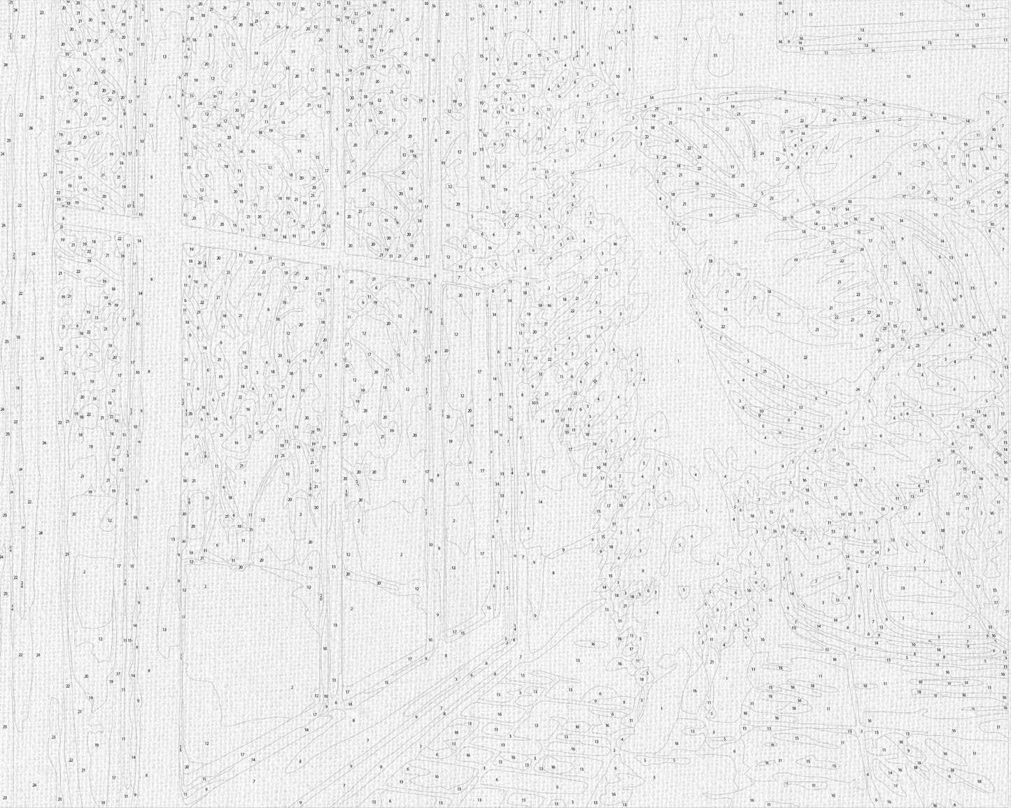 Maľovanie podľa čísel – Zimná mačka 40*50 cm LW 31340