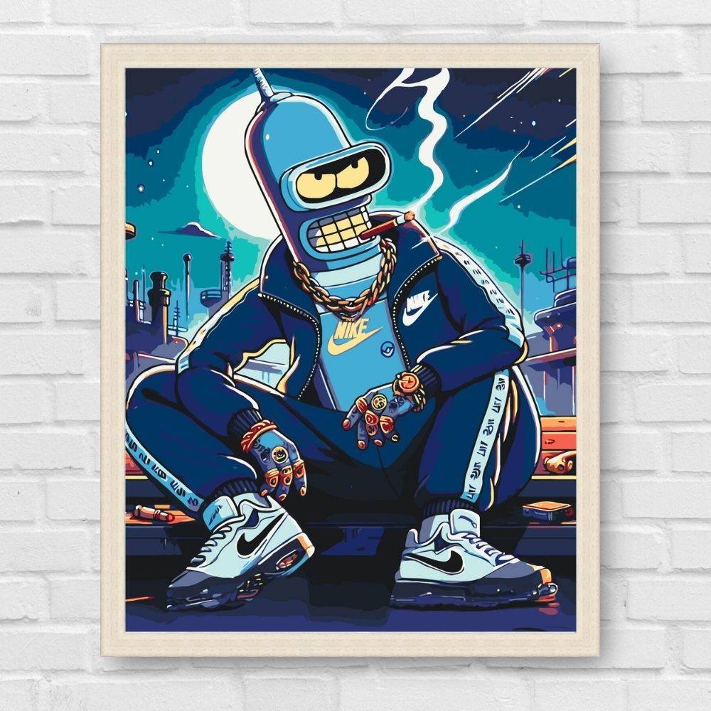 Maľovanie podľa čísel - Filmové postavy. Bender. Futurama LW31919