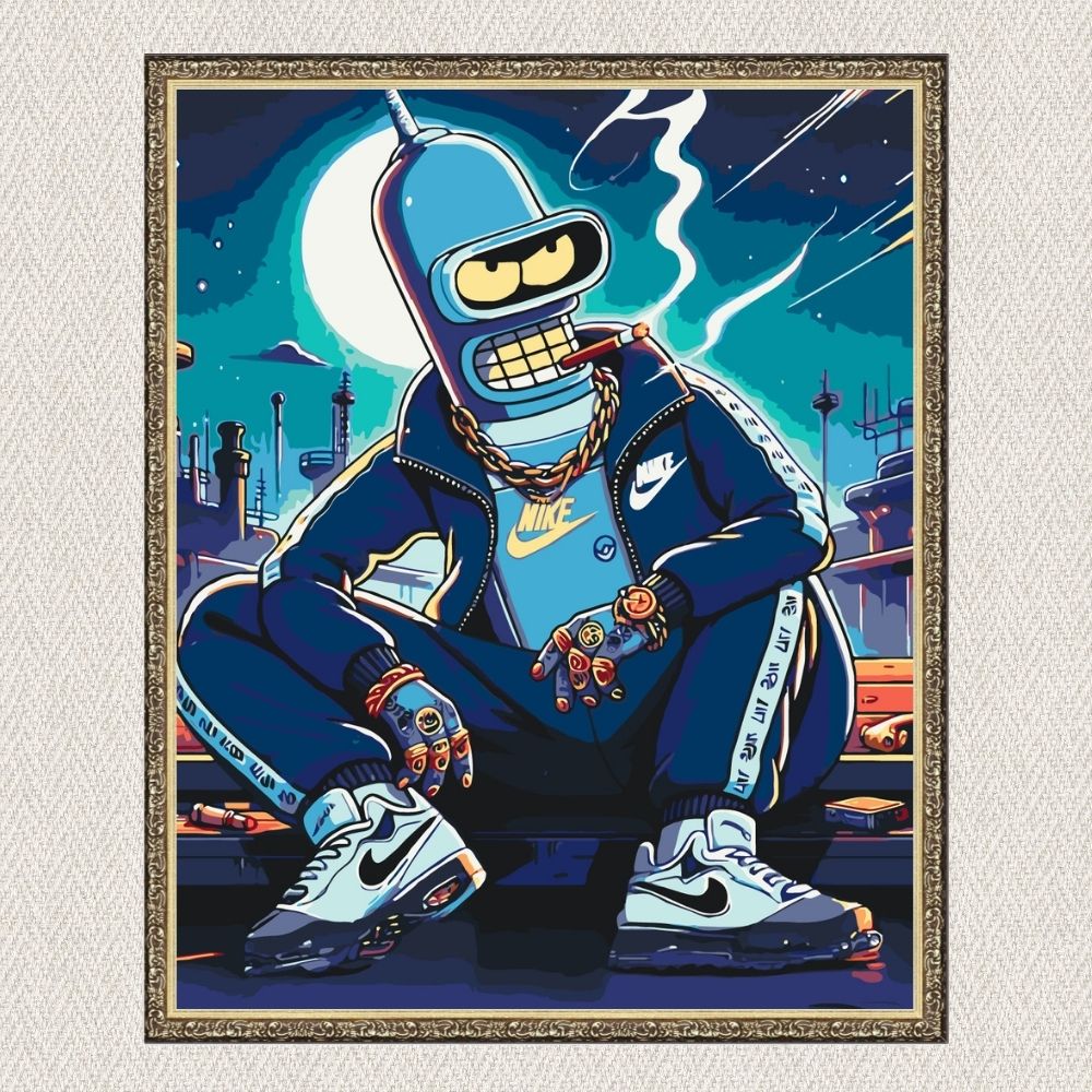 Maľovanie podľa čísel - Filmové postavy. Bender. Futurama LW31919