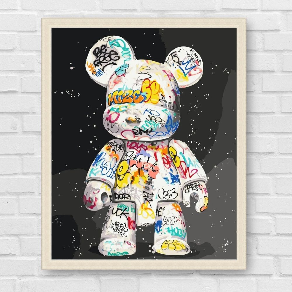 Maľovanie podľa čísel - Bearbrick LW32320