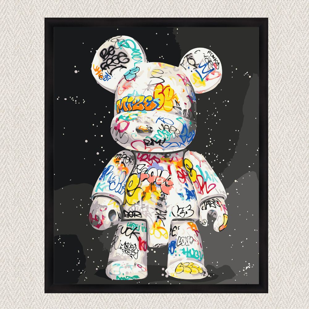 Maľovanie podľa čísel - Bearbrick LW32320