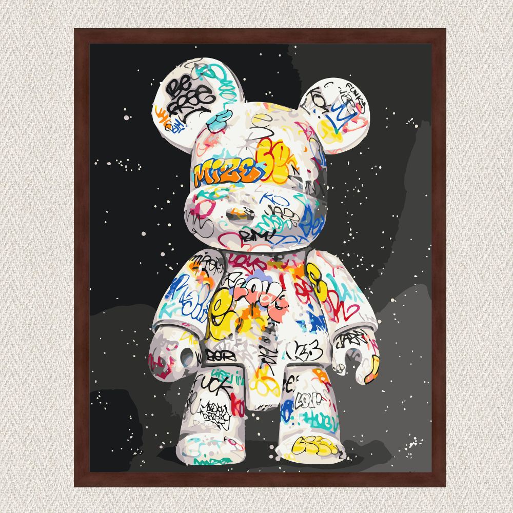 Maľovanie podľa čísel - Bearbrick LW32320