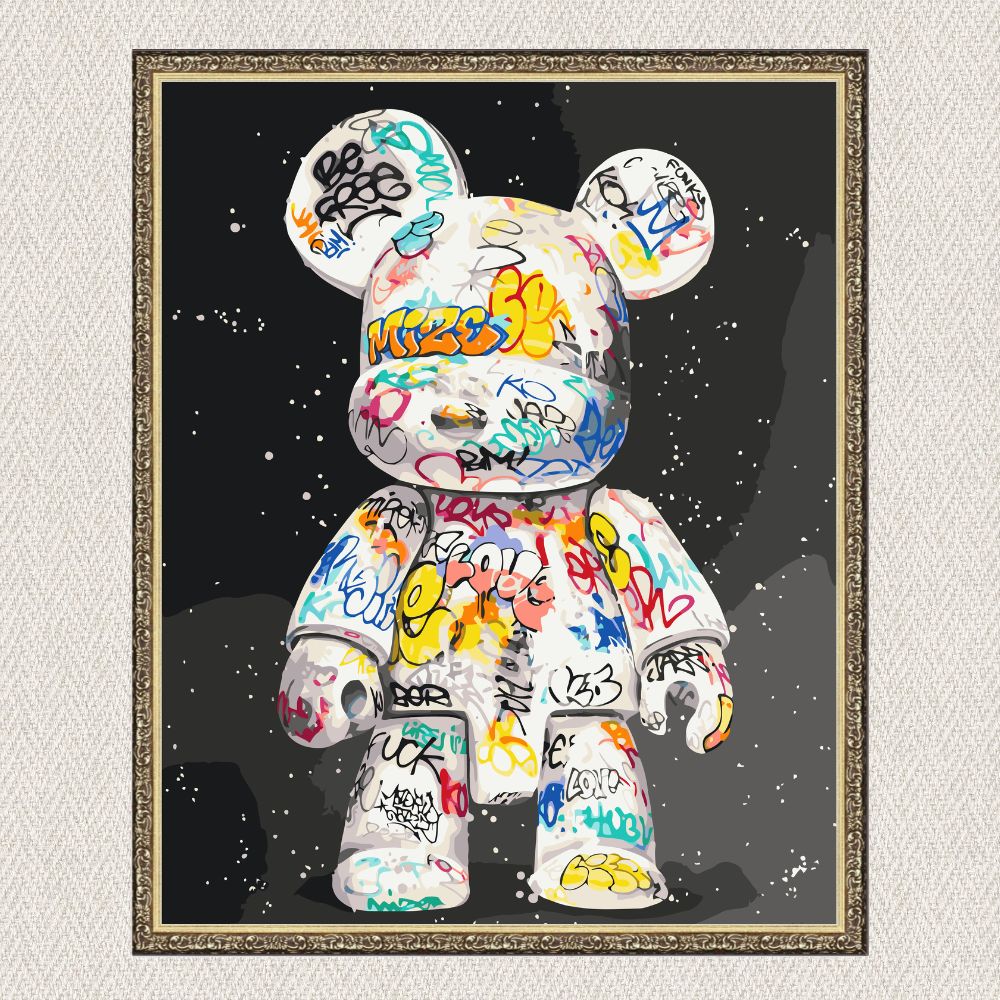 Maľovanie podľa čísel - Bearbrick LW32320