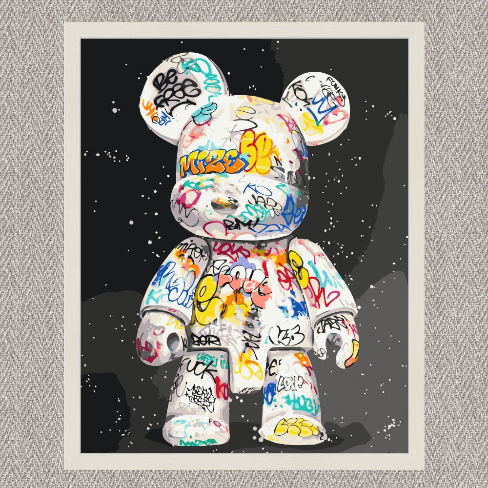 Maľovanie podľa čísel - Bearbrick LW32320