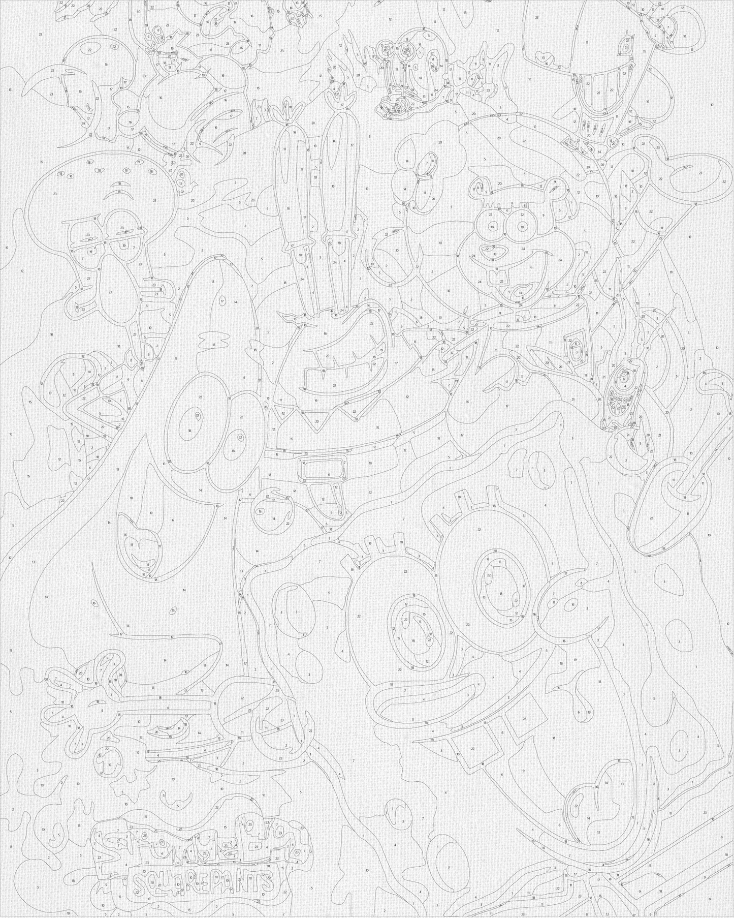 Maľovanie podľa čísel - Spongebob/SpongeBob LW3318