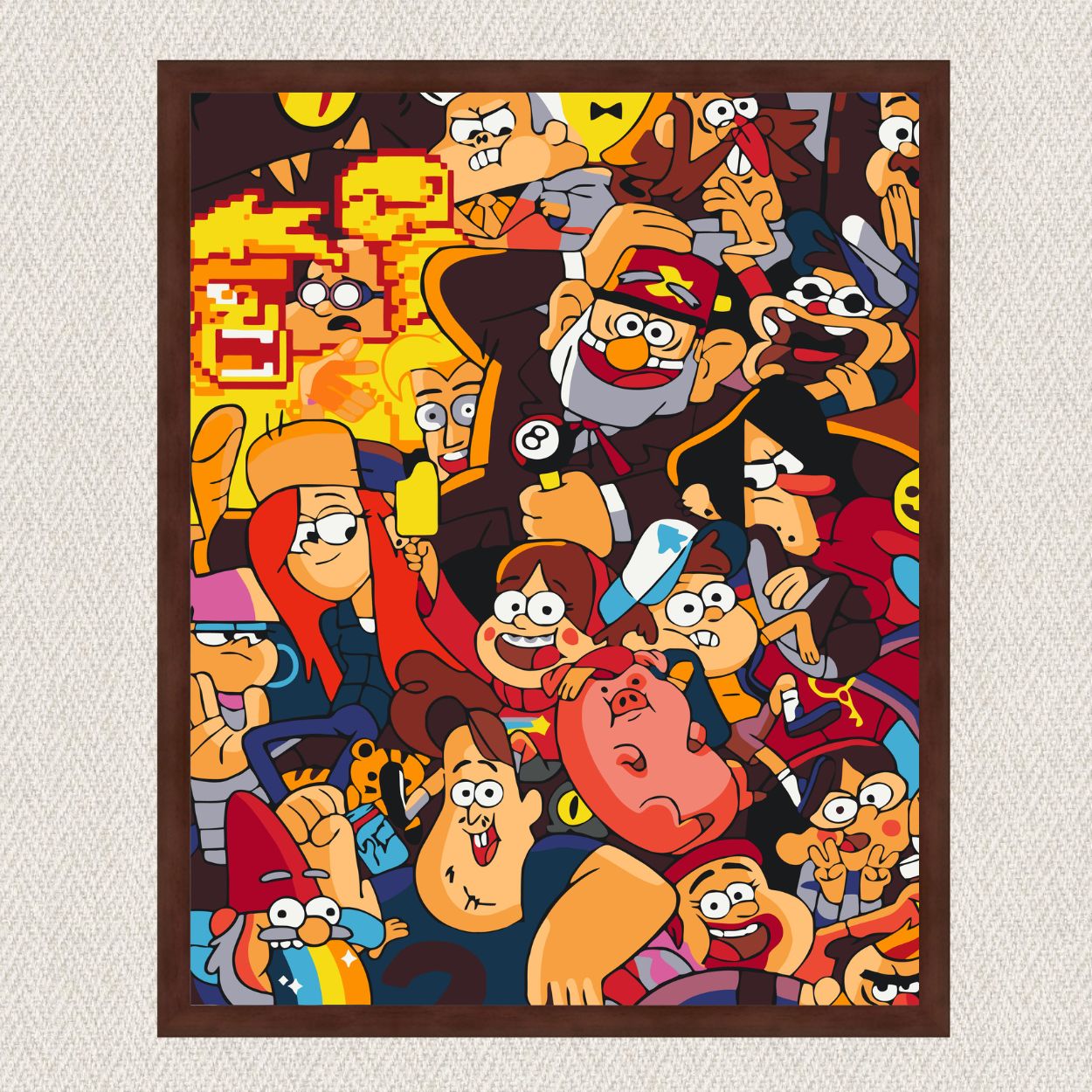 Maľovanie podľa čísel - Gravity Falls LW3319