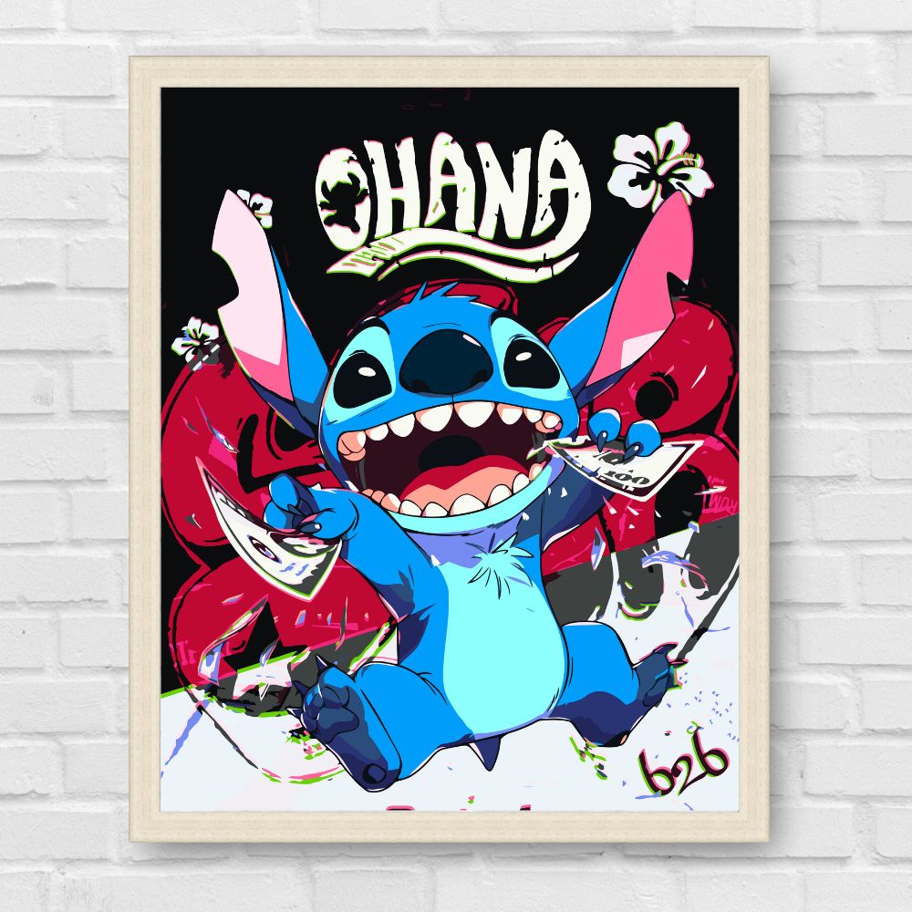 Maľovanie podľa čísel - Filmové postavy. Lilo a Stitch LW3424