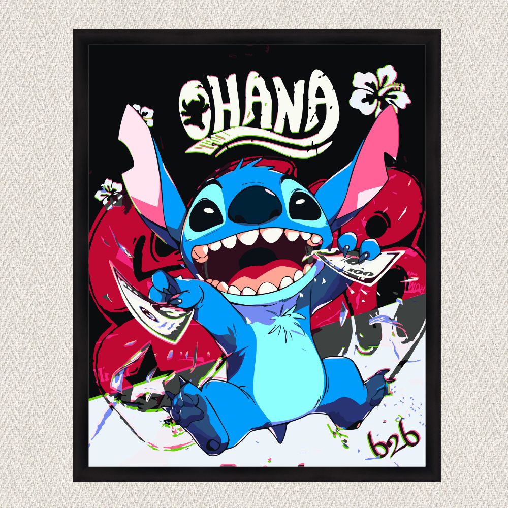 Maľovanie podľa čísel - Filmové postavy. Lilo a Stitch LW3424