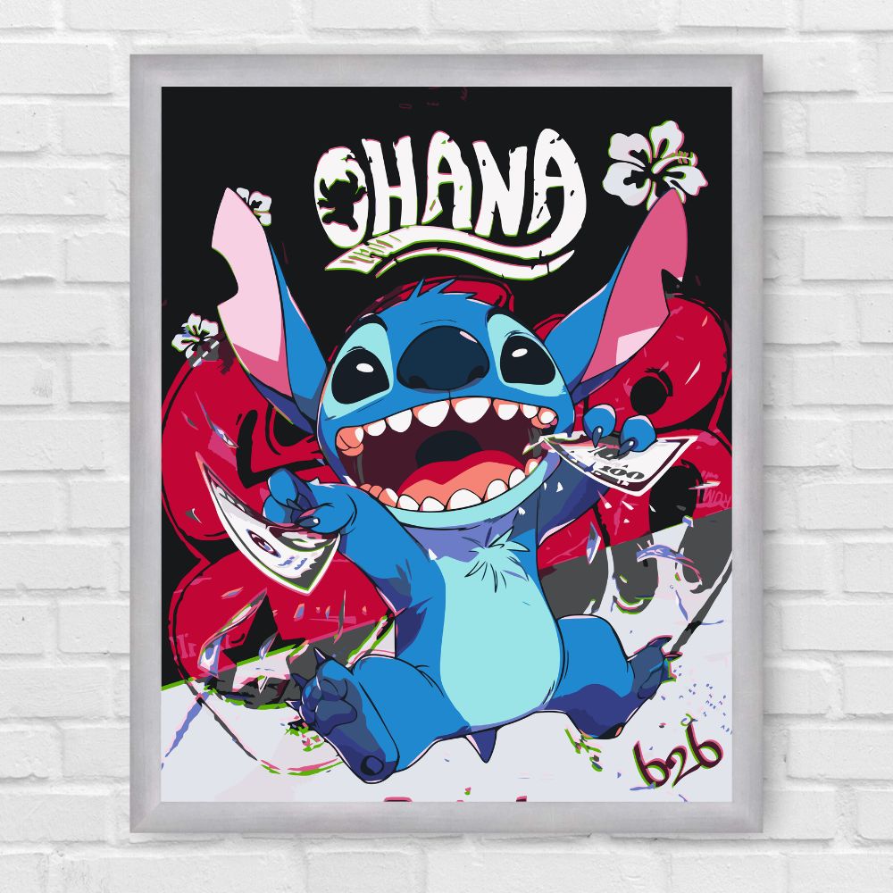 Maľovanie podľa čísel - Filmové postavy. Lilo a Stitch LW3424