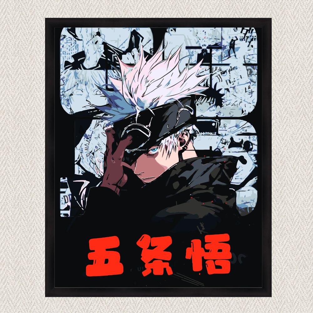 Maľovanie podľa čísel - Anime. Magická bitka, Satoru Gojo LW3425