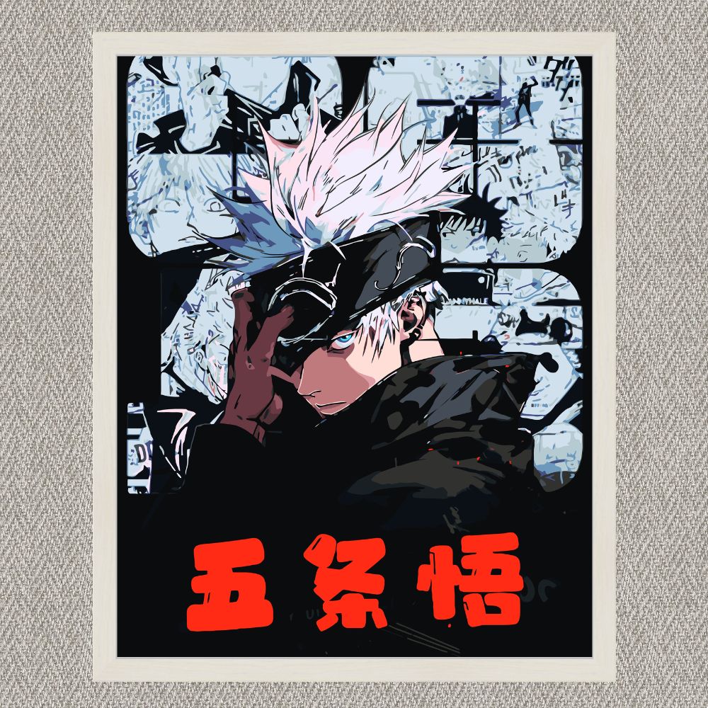 Maľovanie podľa čísel - Anime. Magická bitka, Satoru Gojo LW3425