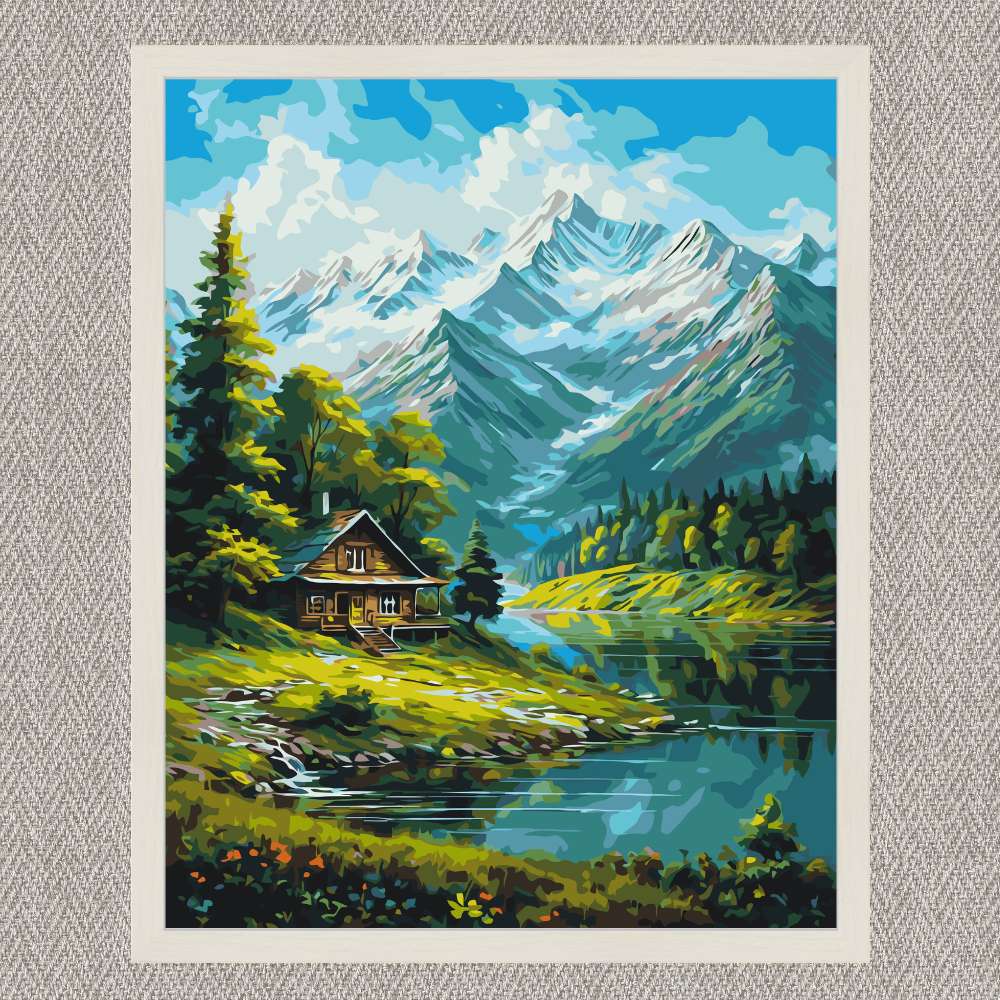 Maľovanie podľa čísel - Horská krajina LW3437