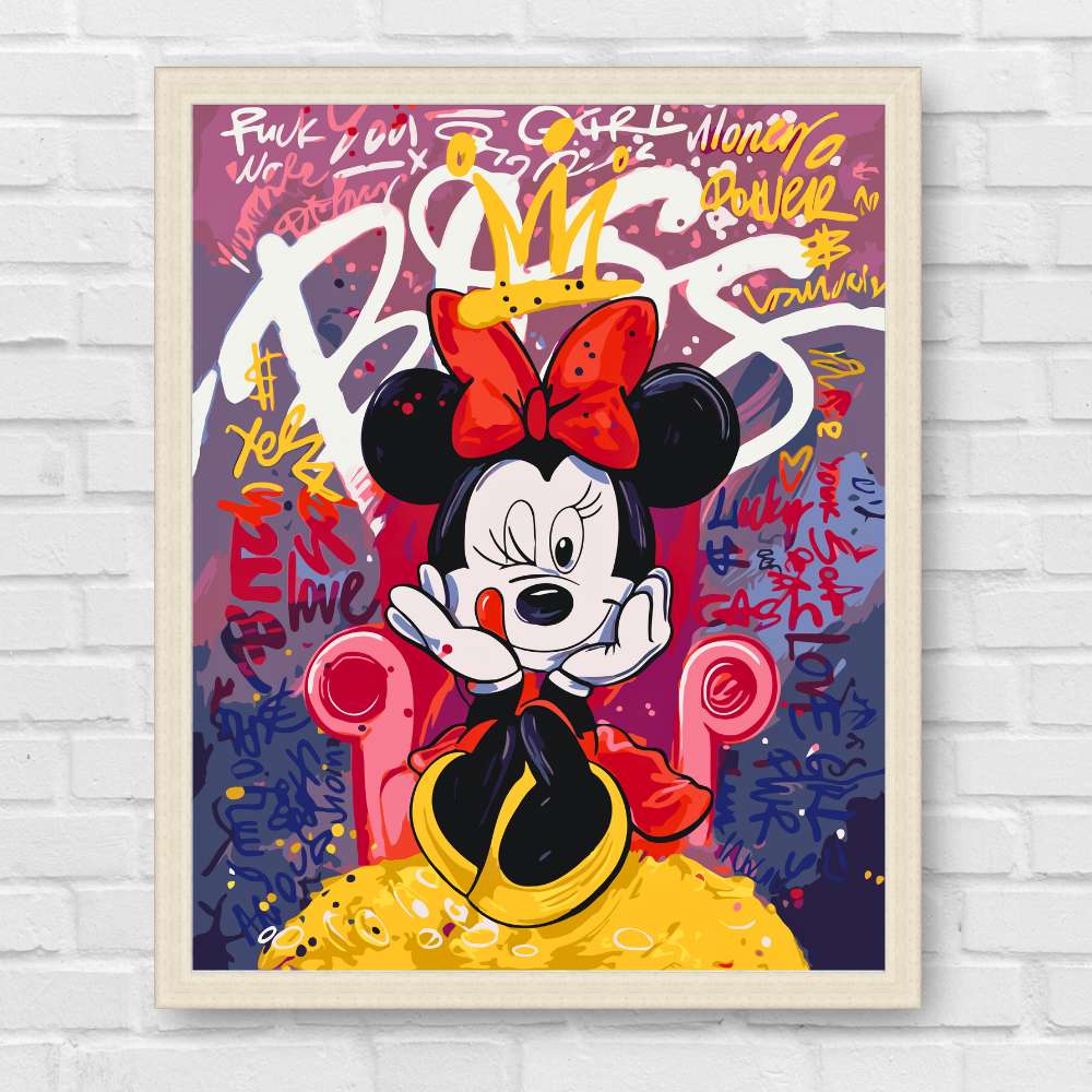 Maľovanie podľa čísel - Disney, filmové postavy. Minnie Mouse LW3457