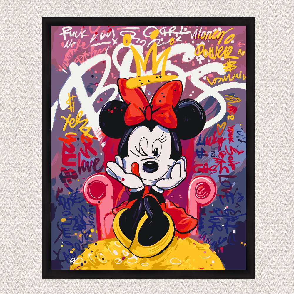 Maľovanie podľa čísel - Disney, filmové postavy. Minnie Mouse LW3457