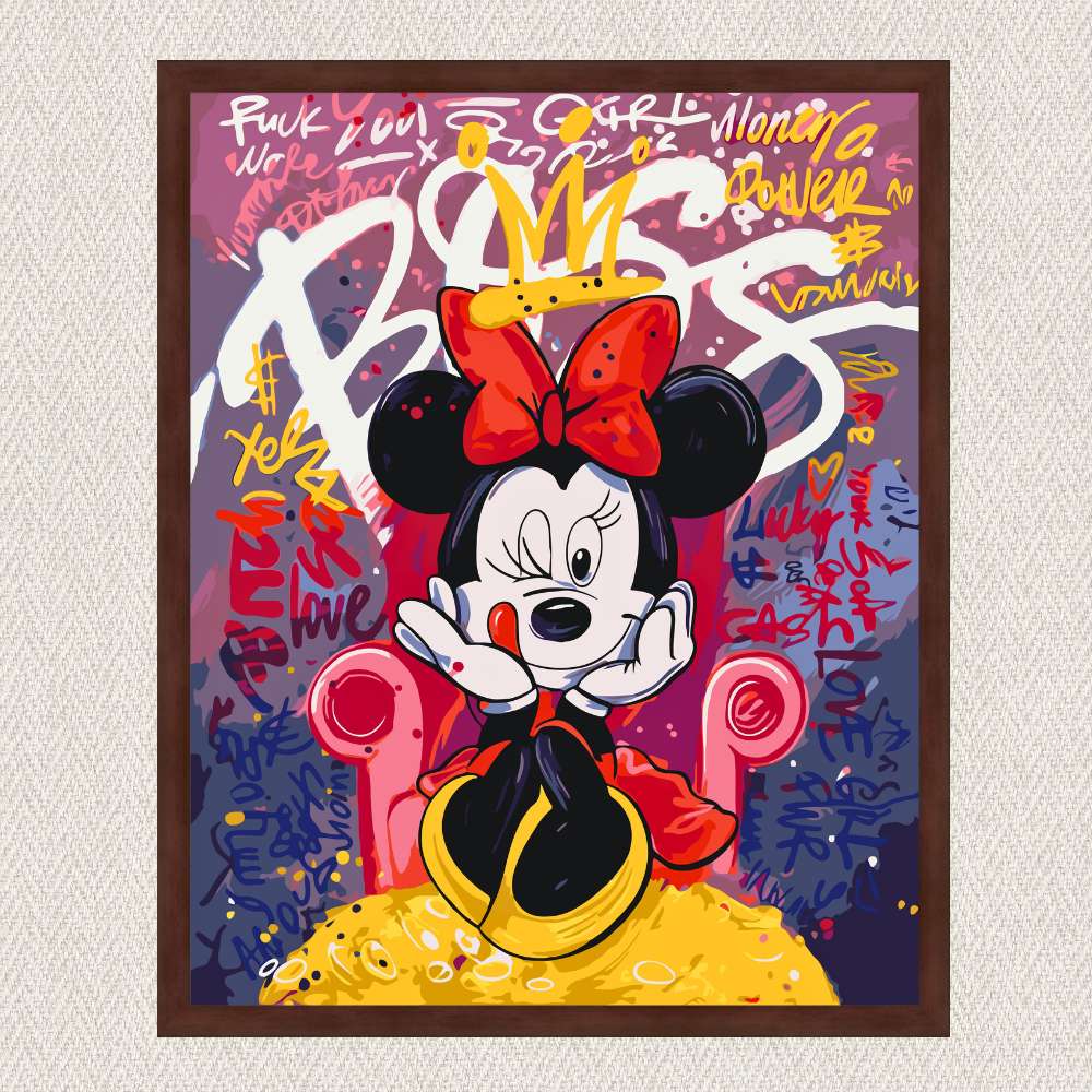 Maľovanie podľa čísel - Disney, filmové postavy. Minnie Mouse LW3457