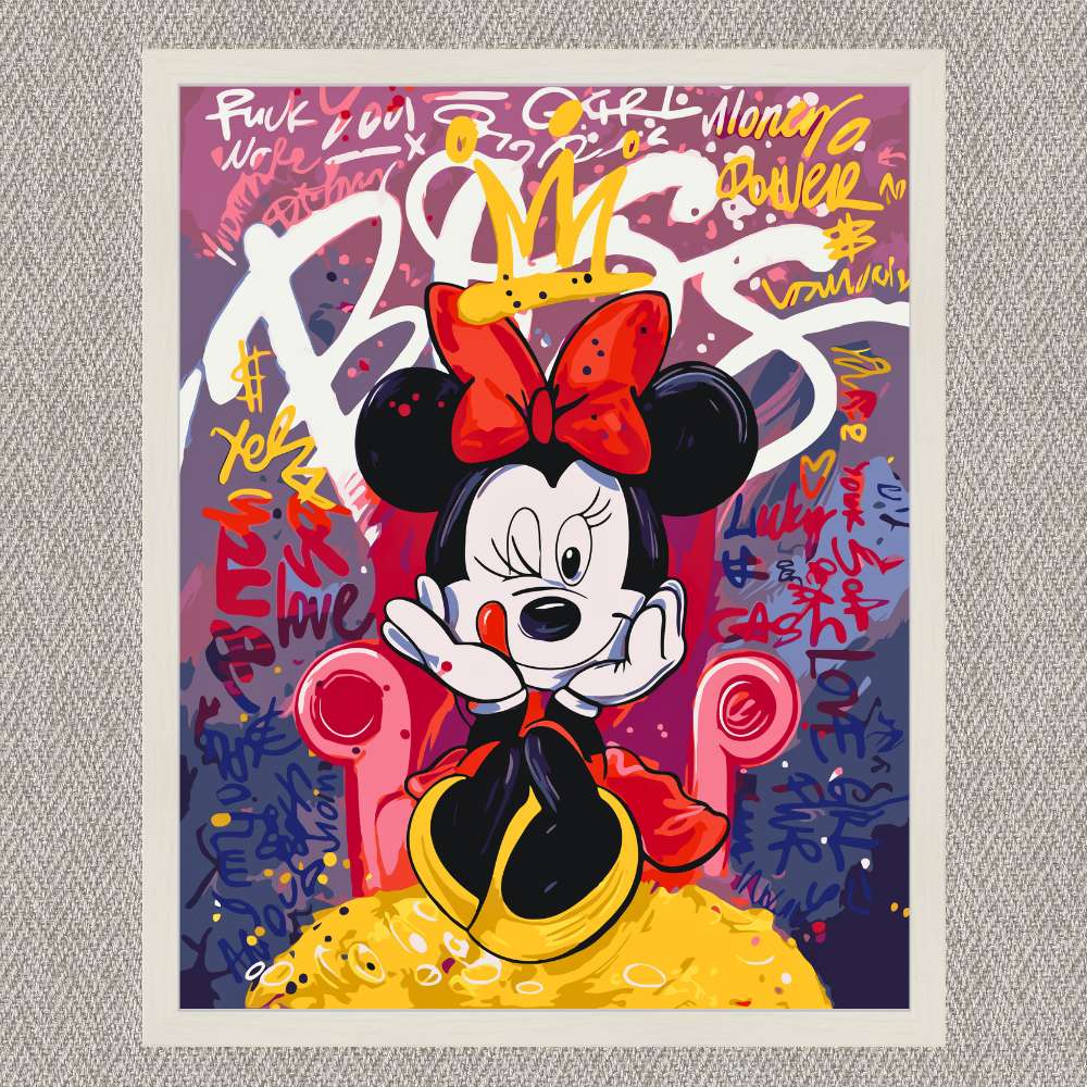 Maľovanie podľa čísel - Disney, filmové postavy. Minnie Mouse LW3457
