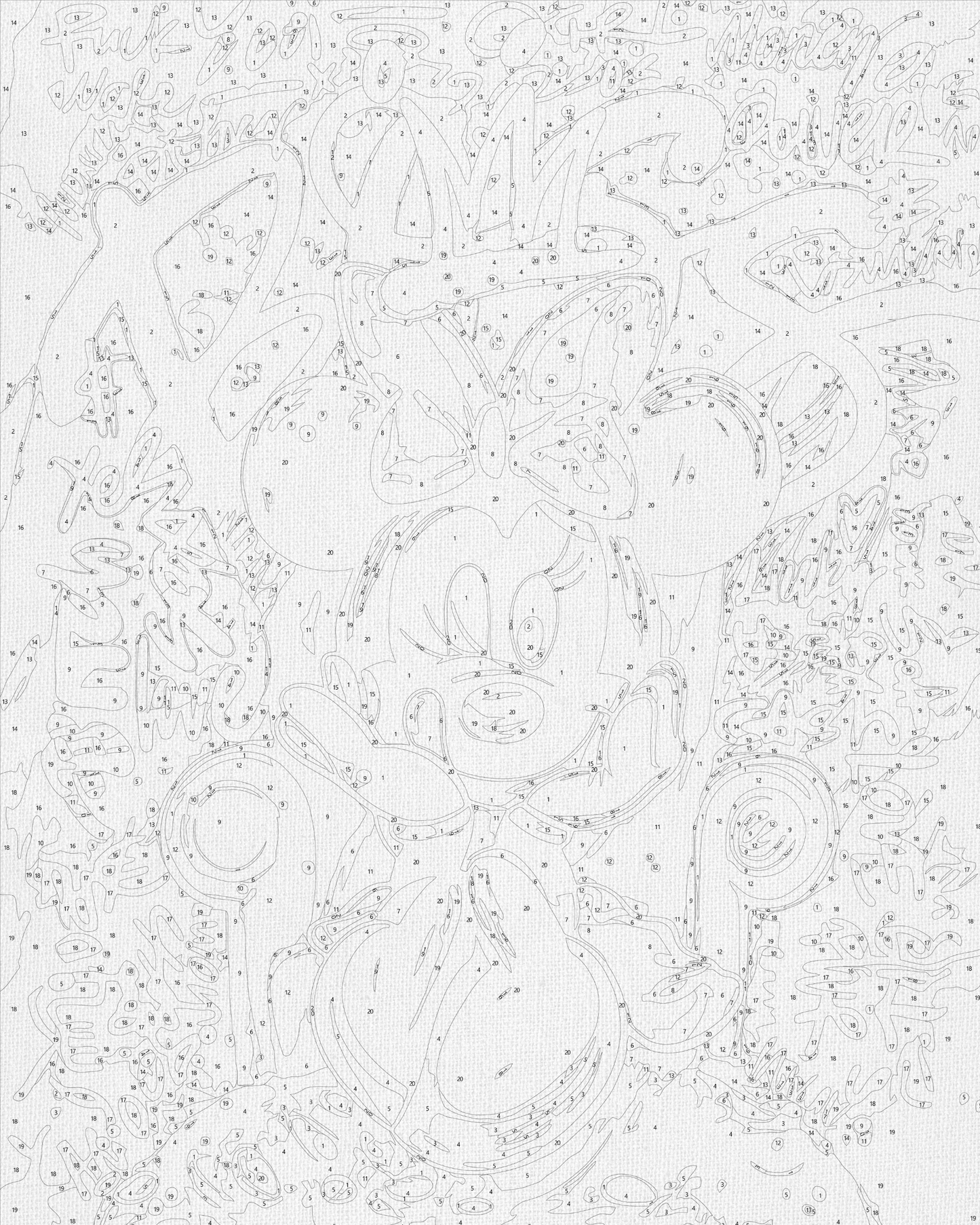 Maľovanie podľa čísel - Disney, filmové postavy. Minnie Mouse LW3457