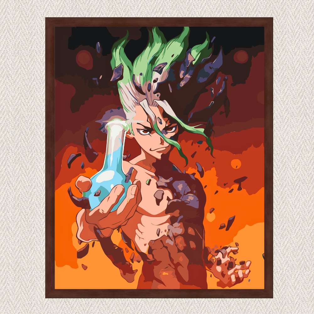 Maľovanie podľa čísel - Dr. Stone. anime LW3472
