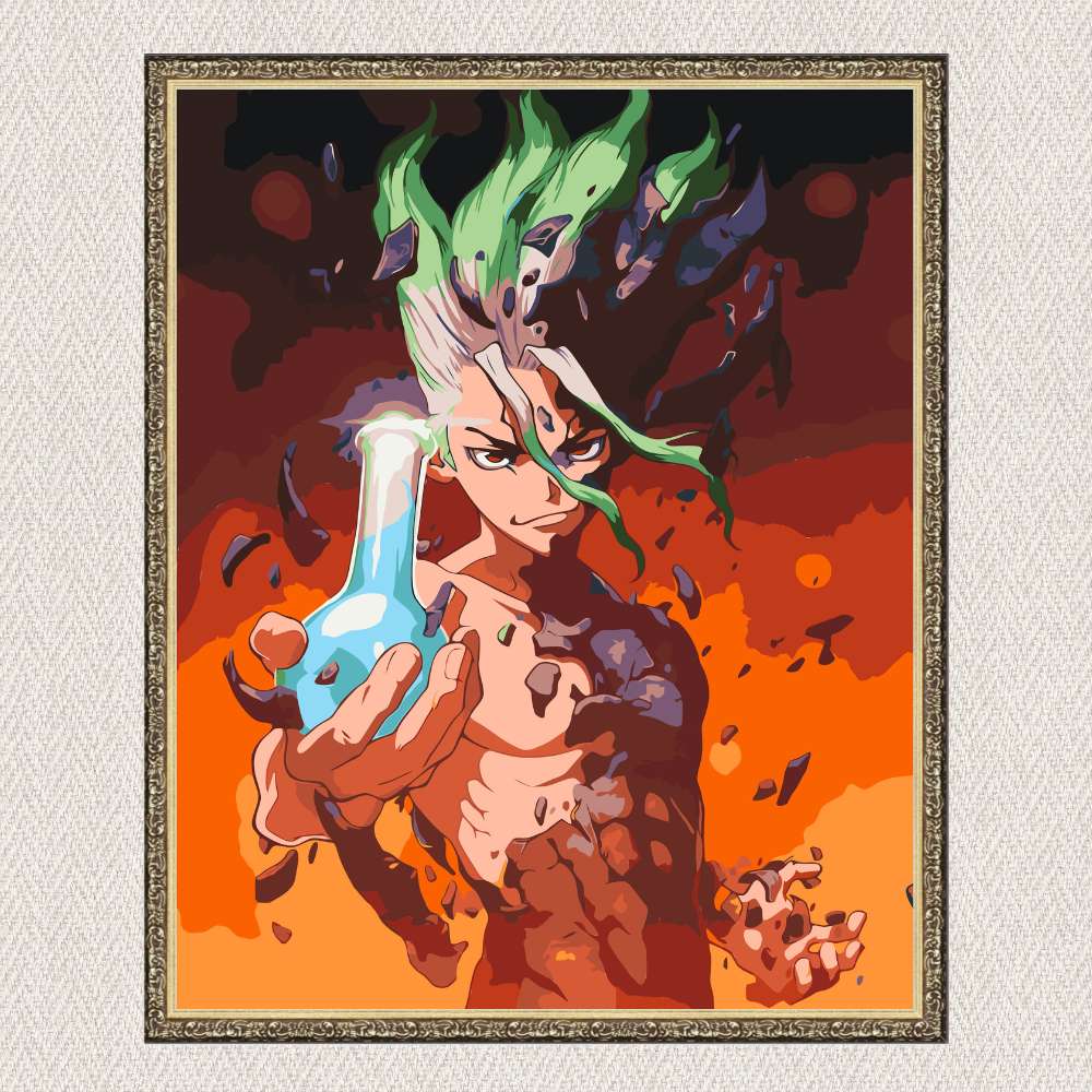 Maľovanie podľa čísel - Dr. Stone. anime LW3472