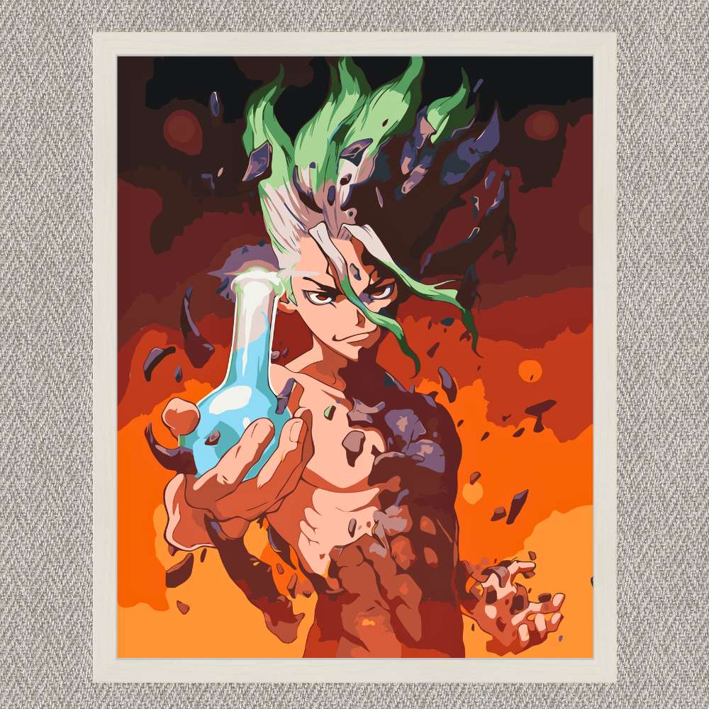 Maľovanie podľa čísel - Dr. Stone. anime LW3472