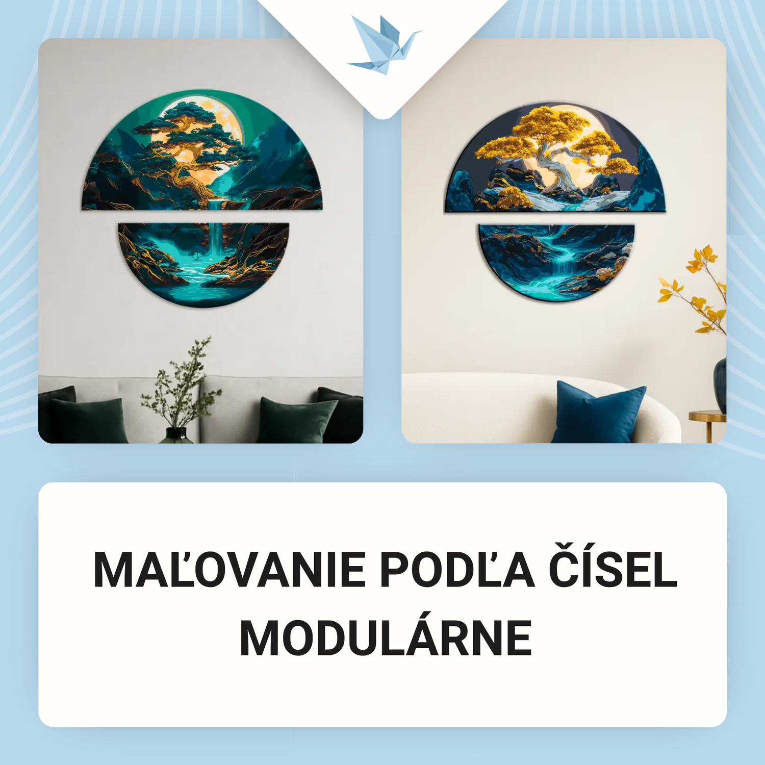Maľovanie podľa čísel, modulárne