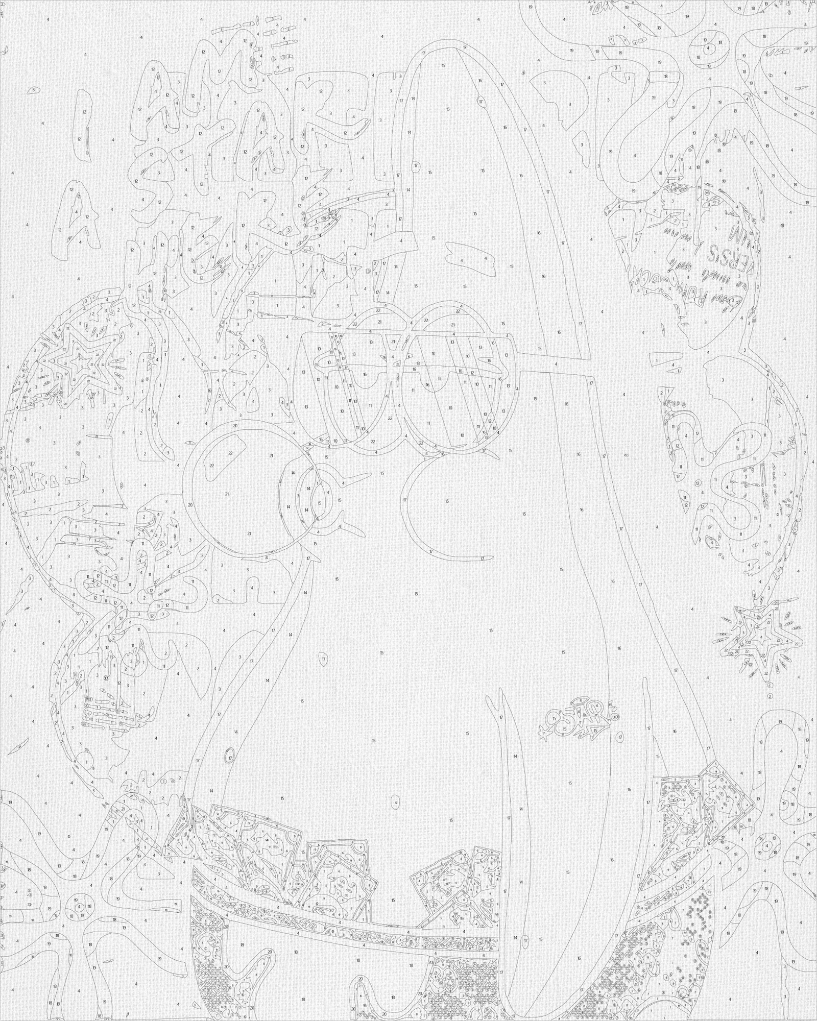 Maľovanie podľa čísel na ráme 40*50 cm – Filmoví hrdinovia. Spongbob – Patrick LW 10739