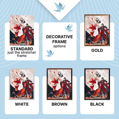 Maľovanie podľa čísel na ráme 40*50 cm – Požehnanie nebies. Anime LW 12570