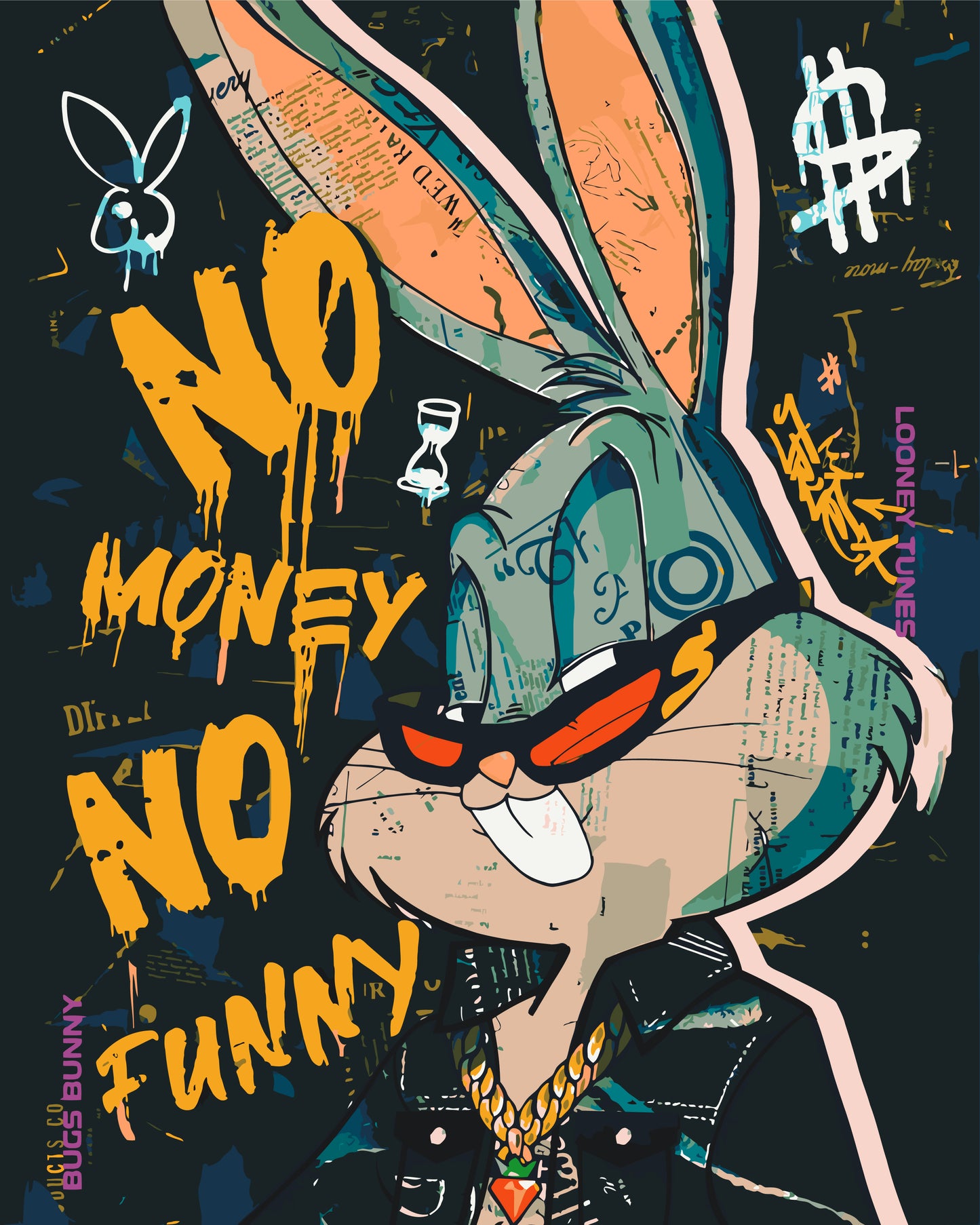 Maľovanie podľa čísel – Bugs Bunny 40*50 cm LW 1990