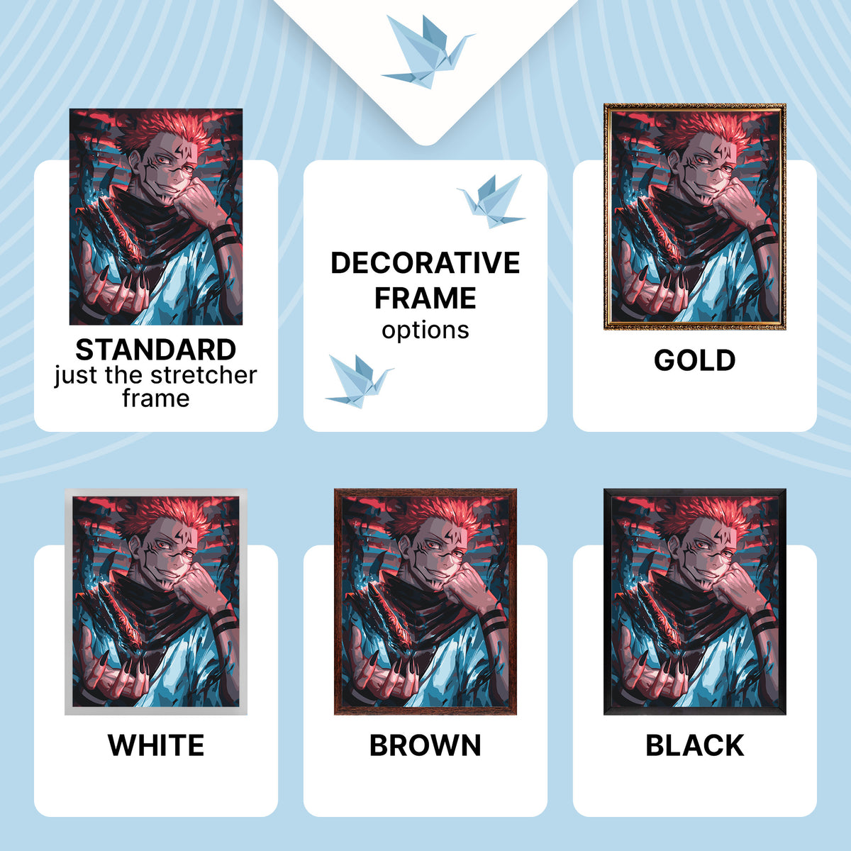 Maľovanie podľa čísel – Ryomen Sukuna (Jujutsu Kaisen)