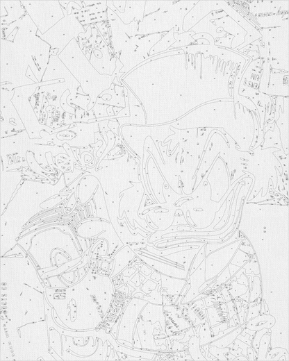 Maľovanie podľa čísel – Strýko Držgroš 40*50 cm LW 30050