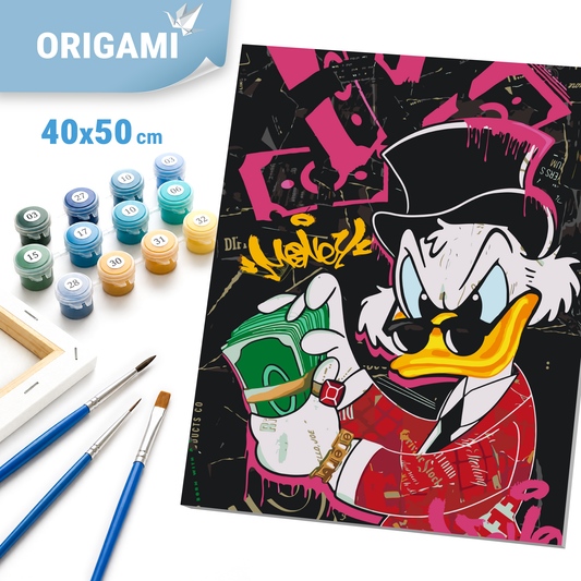 Maľovanie podľa čísel na ráme 40*50 cm – Strýko Držgroš. Filmoví hrdinovia - LW 30050