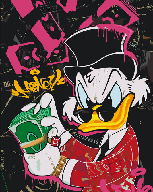 Maľovanie podľa čísel - Scrooge McDuck LW30050