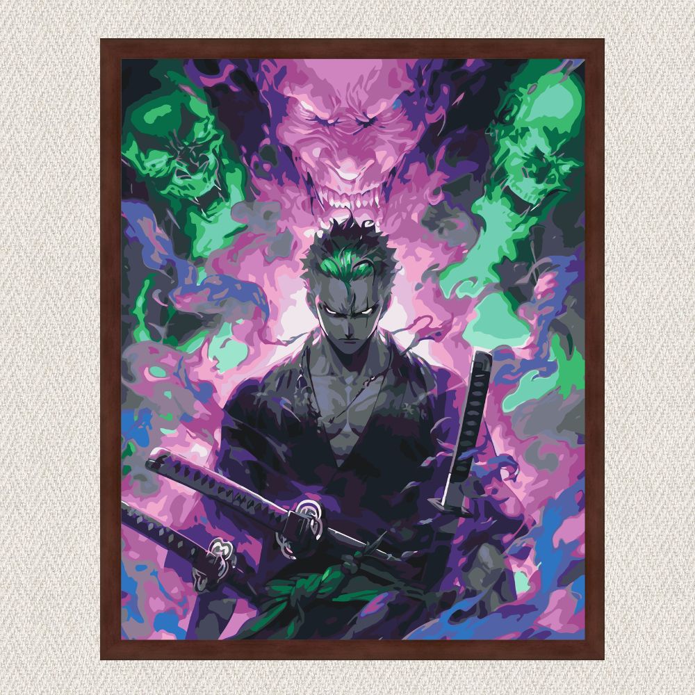 Maľovanie podľa čísel - One Piece. Roronoa Zoro. Anime LW30320