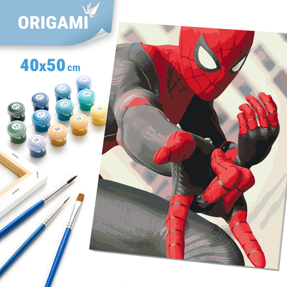 Maľovanie podľa čísel na ráme 40*50 cm - Spider-Man - Filmoví hrdinovia. - LW 3054