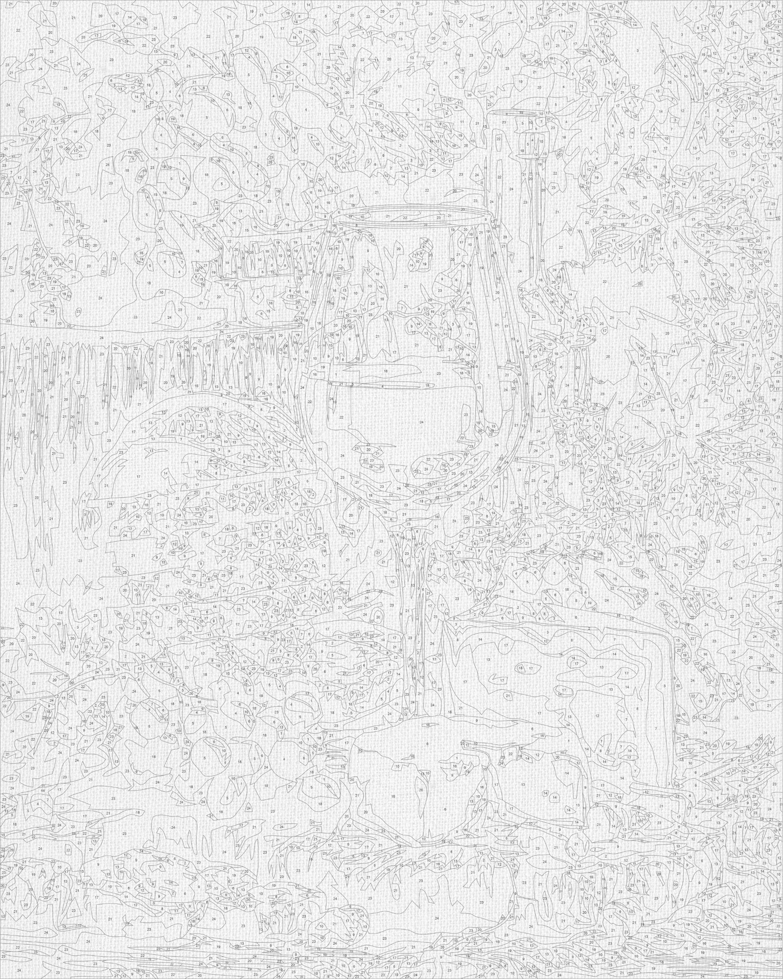 Maľovanie podľa čísel na ráme 40*50 cm Zátišie – víno, syr a hrozno LW 3059-01