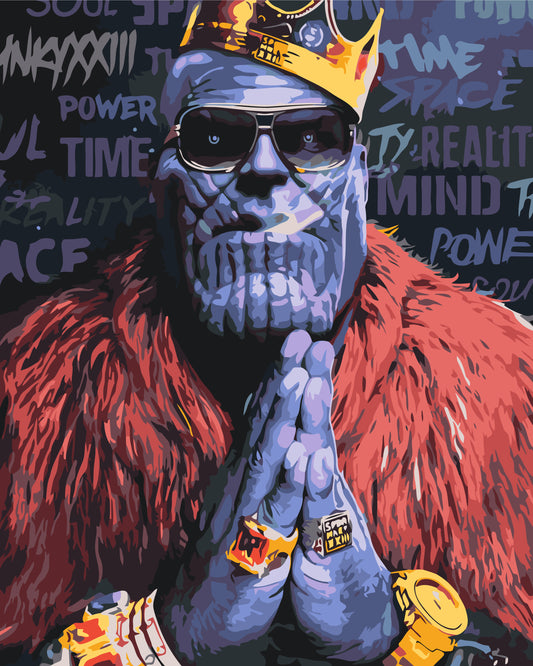 Maľovanie podľa čísel - Marvel Thanos LW3067