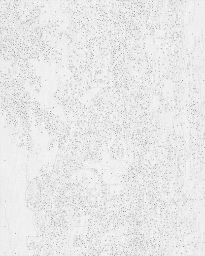 Maľovanie podľa čísel krajinka – Dedinka pri rieke 40*50 cm LW 3072