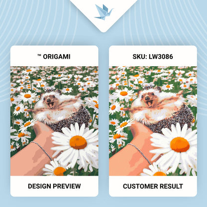 Maľovanie podľa čísel – Ježko v sedmokráskach 40*50 cm LW 3086